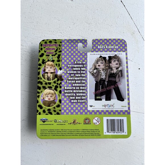 2008 DST Art Asylum DESPERATELY SEEKING SUSAN MINIMATES ROBERTA & SUSAN Madonna - Picture 4 of 8